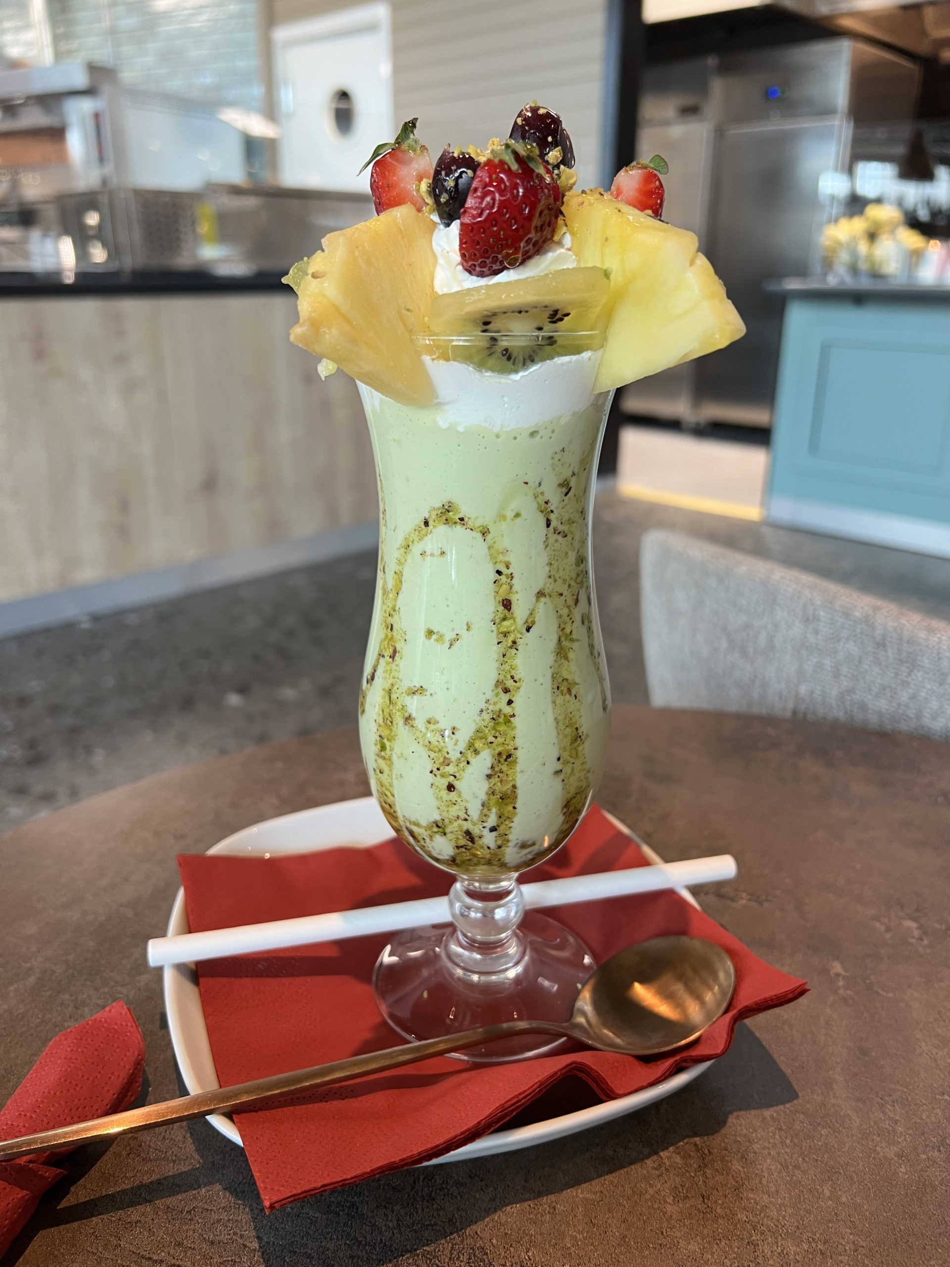 En riktigt god smoothie och milkshake drink.